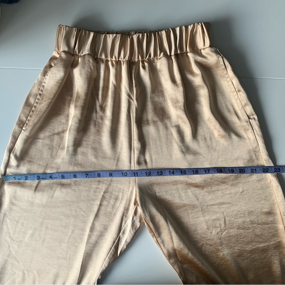 NWT Satin Wide Leg Pants Lili Sidonio - Picture 8 of 9